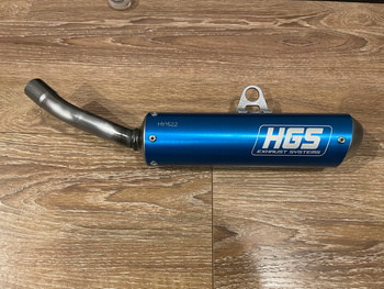 HGS TŁUMIK Yamaha YZ 125 144 05-24 niebieski