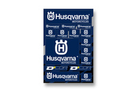 Zestaw naklejek stickers D'cor Husqvarna