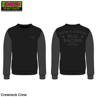 Sweat Crewneck BUD Moto X2 Black/Grey XL