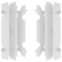 Grilles de radiateur Polisport RM 125/250 01/08 white-la paire