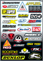 Zestaw naklejek stickers Factory Effex Sponsor Kit D