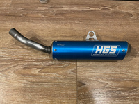 HGS TŁUMIK Yamaha YZ 125 144 05-24 niebieski