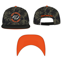 Casquette Bud Racing Patch Camo Orange-Taille unique