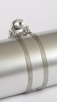 Collier de silencieux HGS T1 Ovale 250cc Triple