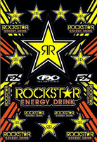 Zestaw naklejek stickers Factory Effex ROCKSTAR Yellow
