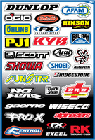 Zestaw naklejek stickers Factory Effex Sponsor Kit A