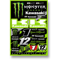 Zestaw naklejek stickers D'cor Team Monster Kawasaki