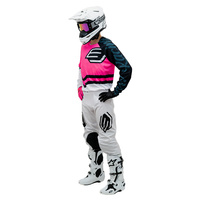 Bluza MX koszulka  BUD 95' logo Pink Fluo / White XXL
