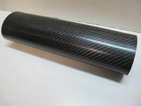 Enveloppe silencieux 250cc carbone diam. 67x280mm