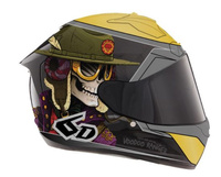 Casque 6D ATS-1R Voodoo Ranger Gloss Black Gold L