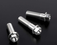 Kit vis titane pour Té fourche Bud V2 M8x40 - pack de 8