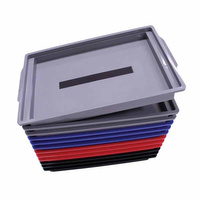 Plateau Matrix M21 Magnetique Stacking Tray silver-pack de 3